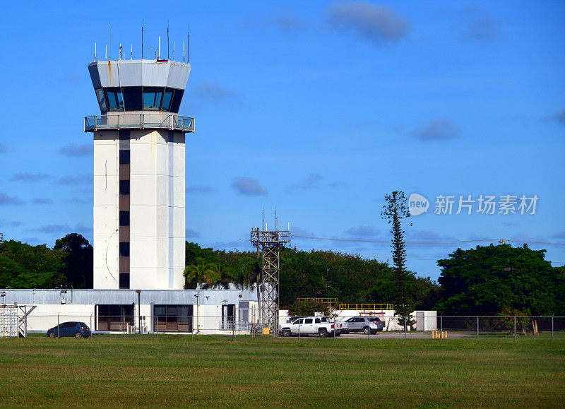 空中交通管制塔，弗朗西斯科C. Ada /塞班国际机场，塞班岛，北马里亚纳群岛